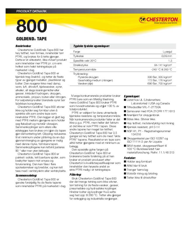 Product Literature Search | Chesterton