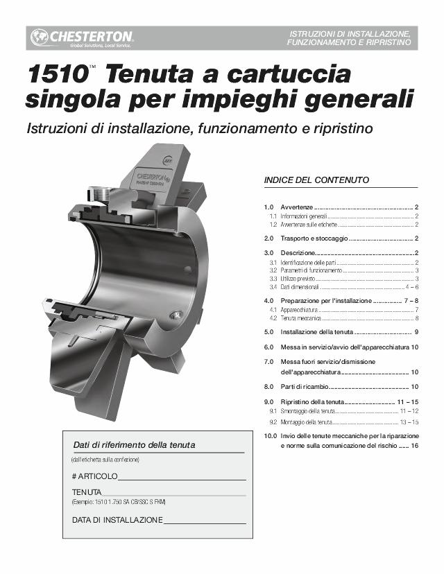 Product Literature Search | Chesterton